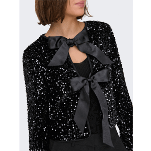 Only Sequin Bow Top